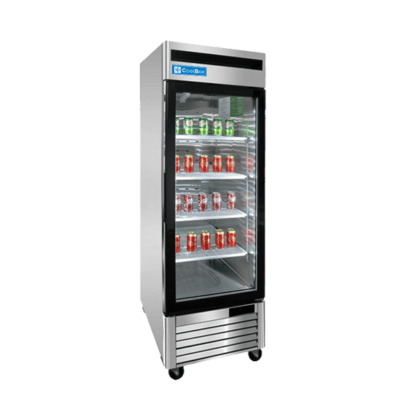 Freezers comerciales con puerta de cristal