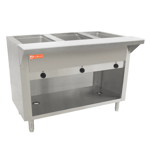 Steam table de 3 huecos